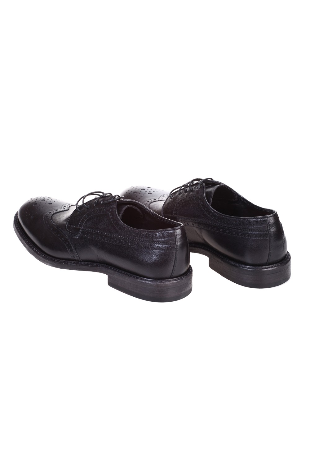 shop CORVARI  Scarpe: Corvari scarpe in pelle di colore nero.
Realizzate a mano.
Lavorazione stile inglese.
Suola in cuoio.
Stringata.
Composizione: 100% pelle.
Made in Italy.. 9591-MIELE NERO number 9121102